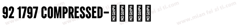 92 1797 COMPRESSED字体转换